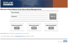 Tablet Screenshot of enloe-securemail.org